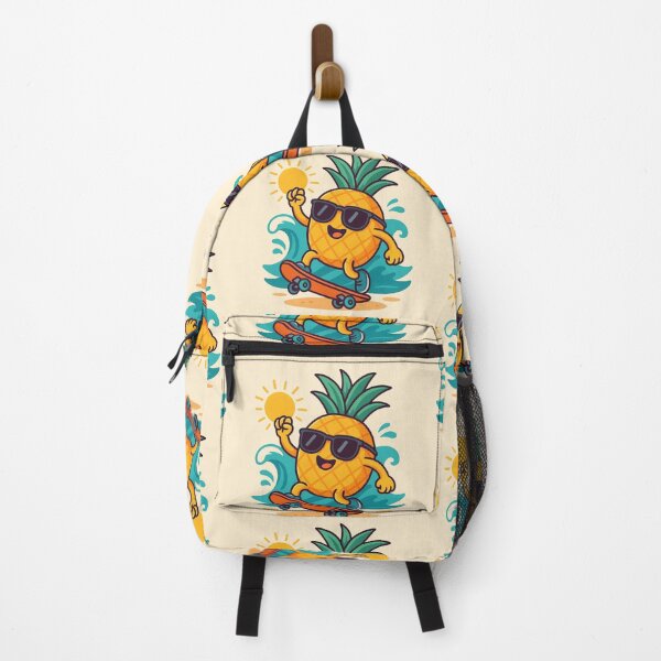Item preview, Cool Surfing Pineapple Skater in Sunglasses | Tropical Summer Vibe designed and sold by KiddoCavePrints.