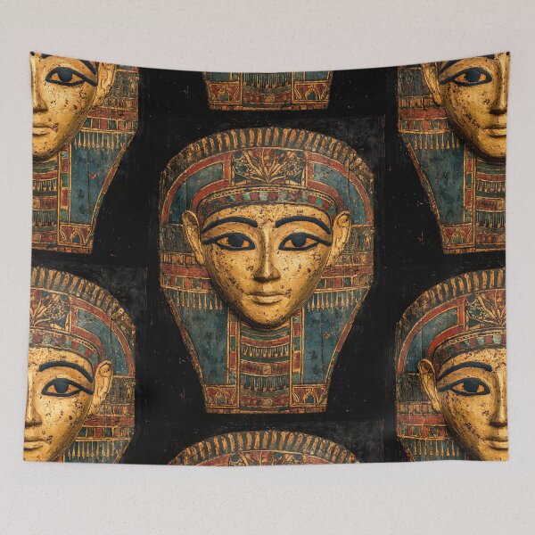 Item preview, Pharaoh Egyptian Funeral Mask designed and sold by bapupa.