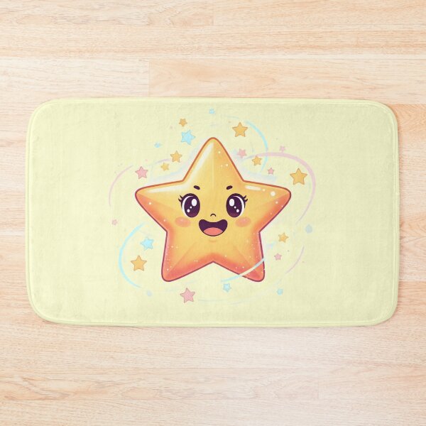 Item preview, Sparkle Shine Kawaii Star Face: Bright Happy Cartoon  designed and sold by KiddoCavePrints.