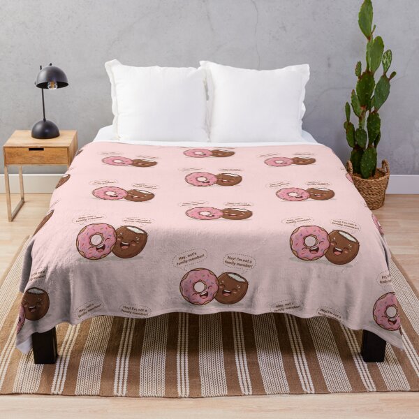 Item preview, Nutty Doughnut Dialog: Not a Family Member Pun designed and sold by KiddoCavePrints.