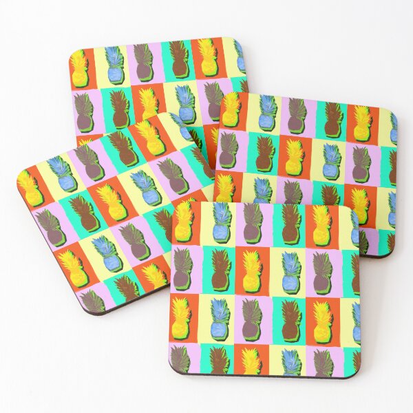 Item preview, LIMITED EDITION PINEAPPLE POP ART -THE FAB  4- JANE HOLLOWAY  designed and sold by Jane Holloway.