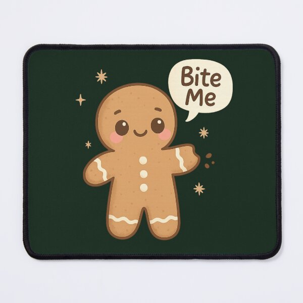 Item preview, Bite Me Gingerbread Man - Funny Christmas Cookie Gift designed and sold by PunchDrop.