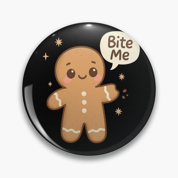 Item preview, Bite Me Gingerbread Man - Funny Christmas Cookie Gift designed and sold by PunchDrop.