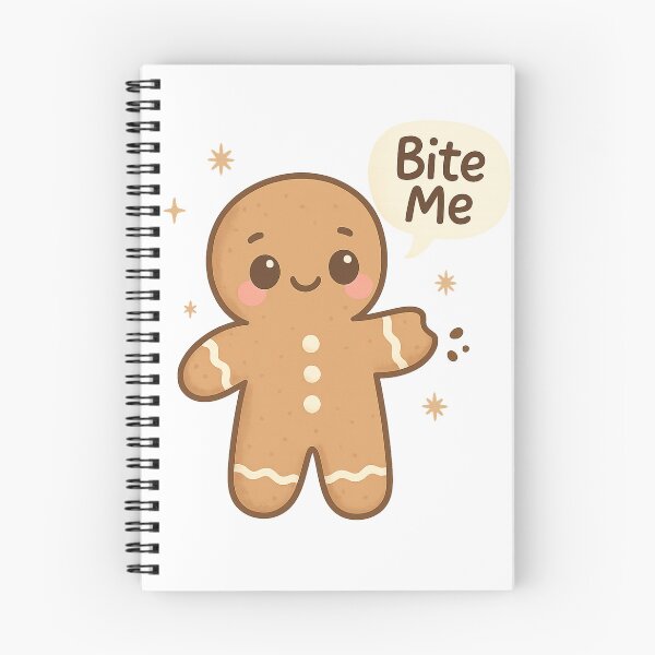 Item preview, Bite Me Gingerbread Man - Funny Christmas Cookie Gift designed and sold by PunchDrop.