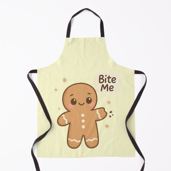 Item preview, Bite Me Gingerbread Man - Funny Christmas Cookie Gift designed and sold by PunchDrop.