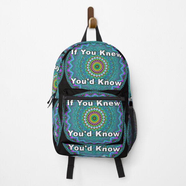 Item preview, If You Knew You'd Know Vivid Turquoise and Magenta Mandala designed and sold by Warren Paul Harris.