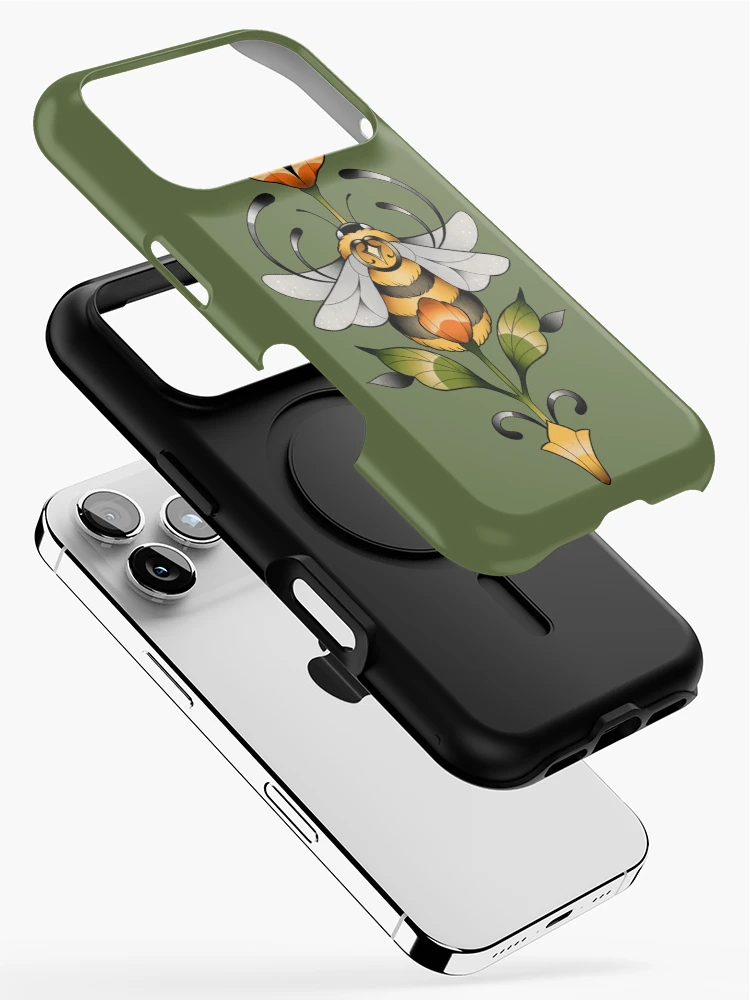 Thumbnail 2 of 4, iPhone Case, Neotraditional bee designed and sold by Missty design.