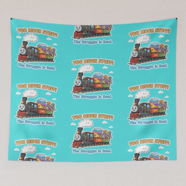 Item preview, Kids design-Express Train- Too Much Stuff!  designed and sold by DraftNDreamShop.