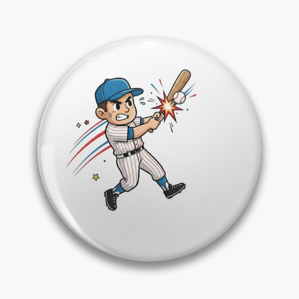 Item preview, Cartoon Baseball Player - Dynamic Sports Design designed and sold by Raju2018.