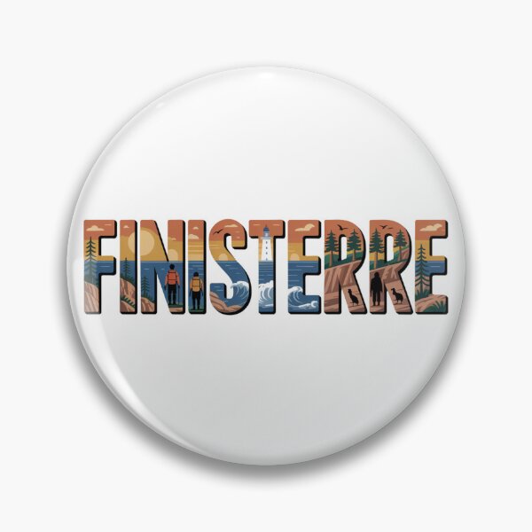 Item preview, Finisterre Spain - Scenic Letter Art with Nature Landscapes designed and sold by CircinusStore.