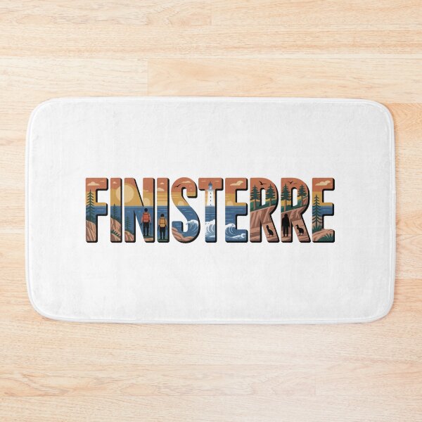 Item preview, Finisterre Spain - Scenic Letter Art with Nature Landscapes designed and sold by CircinusStore.