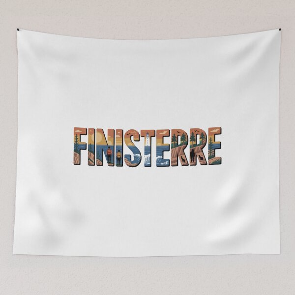 Item preview, Finisterre Spain - Scenic Letter Art with Nature Landscapes designed and sold by CircinusStore.