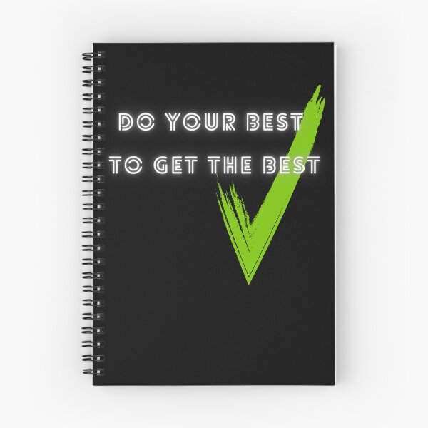 Item preview, Do Your Best To Get The Best - Neon Checkmark Motivation designed and sold by DraftNDreamShop.