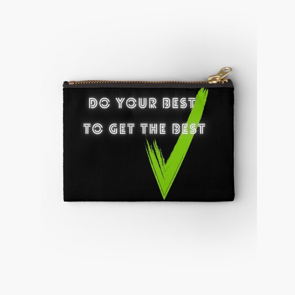 Item preview, Do Your Best To Get The Best - Neon Checkmark Motivation designed and sold by DraftNDreamShop.