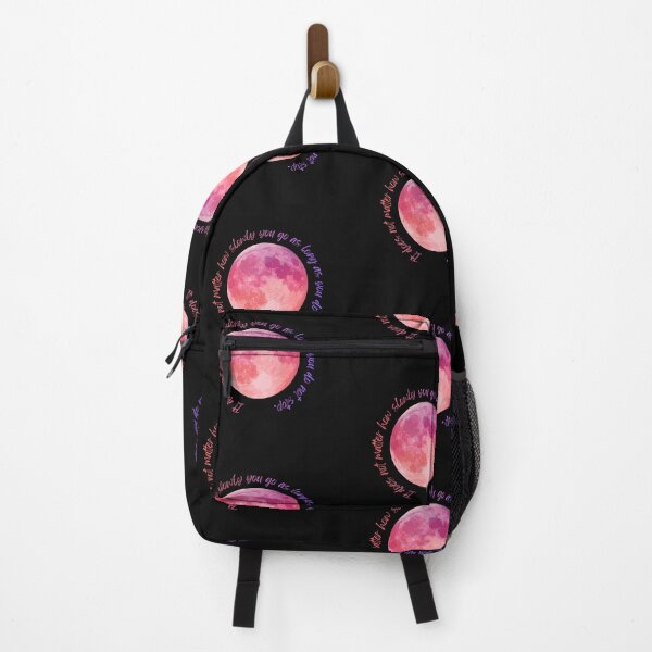 Item preview, Don't Stop Pink Moon Quote - Motivational Celestial Art designed and sold by DraftNDreamShop.