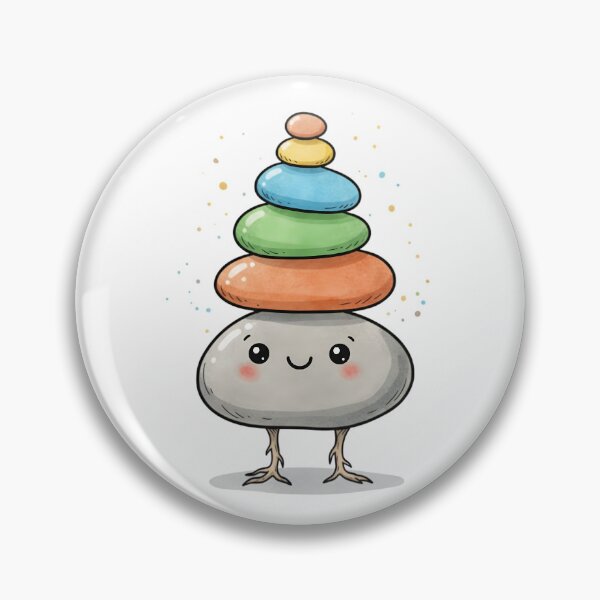 Item preview, The Happy Pebble's Zen Stone Balance designed and sold by KiddoCavePrints.