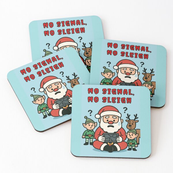 Item preview, “No Signal, No Sleigh” a fun print for gamers from Felia designed and sold by Felia001.