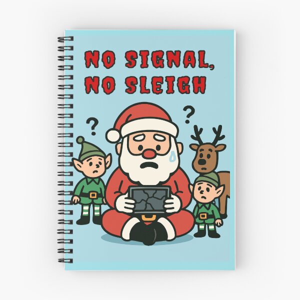 Item preview, “No Signal, No Sleigh” a fun print for gamers from Felia designed and sold by Felia001.
