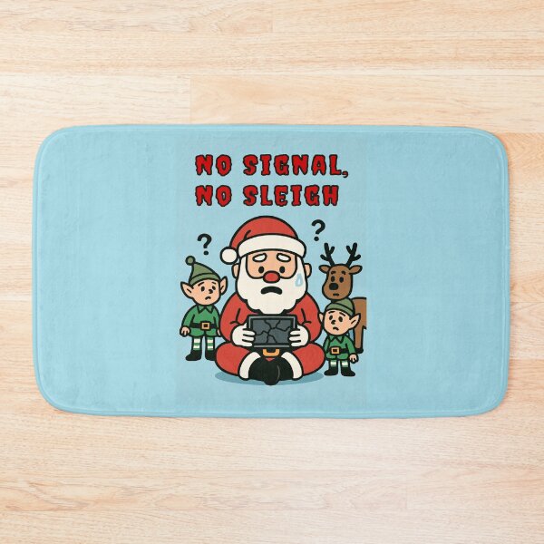 Item preview, “No Signal, No Sleigh” a fun print for gamers from Felia designed and sold by Felia001.
