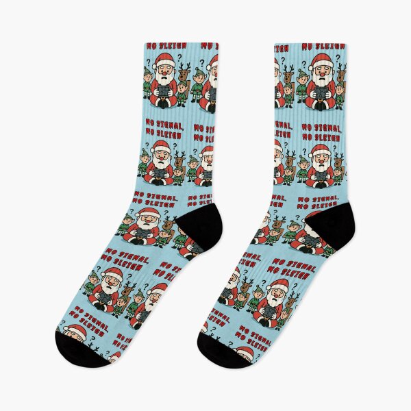 Item preview, “No Signal, No Sleigh” a fun print for gamers from Felia designed and sold by Felia001.