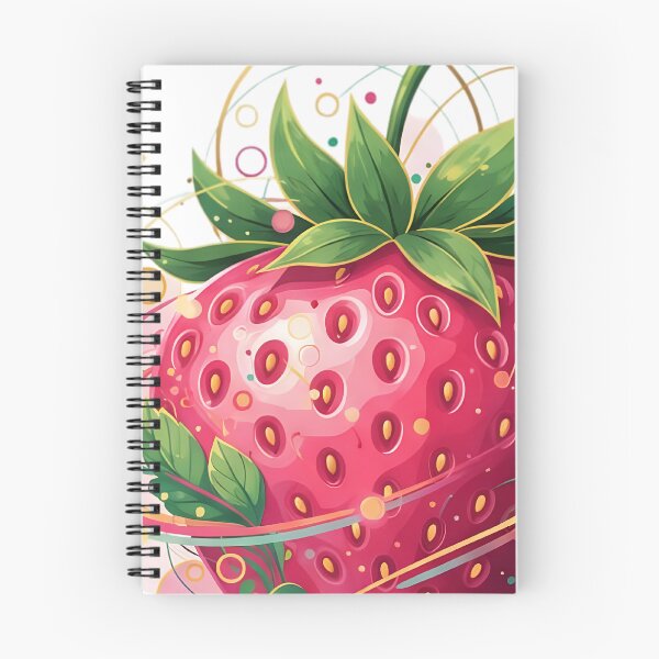 Item preview, Vibrant Strawberry Swirl: Galactic Bloom designed and sold by KiddoCavePrints.