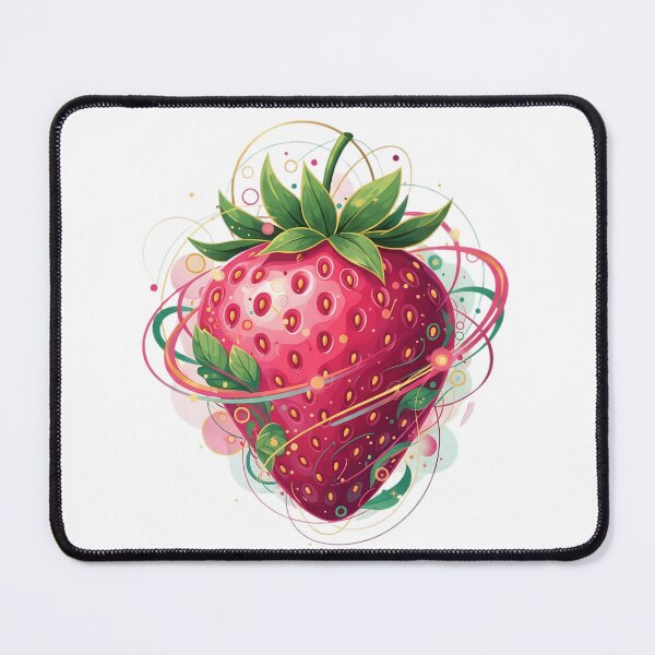Item preview, Vibrant Strawberry Swirl: Galactic Bloom designed and sold by KiddoCavePrints.