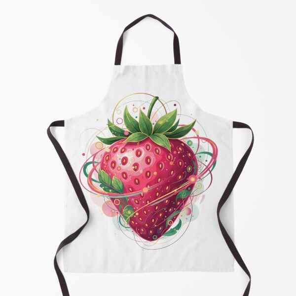 Item preview, Vibrant Strawberry Swirl: Galactic Bloom designed and sold by KiddoCavePrints.
