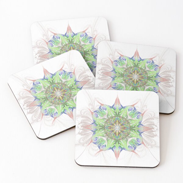 Item preview, Kaiser Spike Intricate Design in Green and Blue designed and sold by Pixicato.