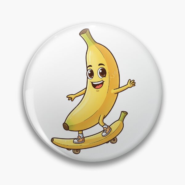 Item preview, The Zesty Banana Skater's Tropical Ride designed and sold by KiddoCavePrints.