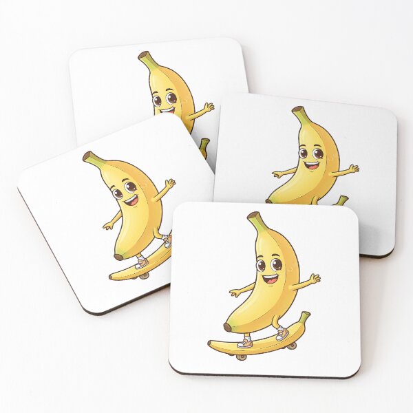 Item preview, The Zesty Banana Skater's Tropical Ride designed and sold by KiddoCavePrints.