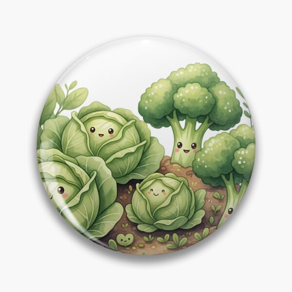 Item preview, The Happy Garden of Grinning Greens designed and sold by KiddoCavePrints.