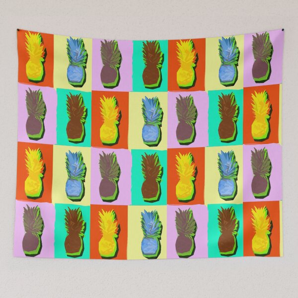Item preview, LIMITED EDITION PINEAPPLE POP ART -THE FAB  4- JANE HOLLOWAY  designed and sold by Jane Holloway.