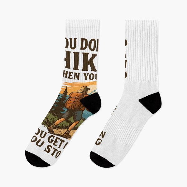 Item preview, You Don’t Stop Hiking When You Get Old You Get Old When You Stop Hiking designed and sold by hemagamo.