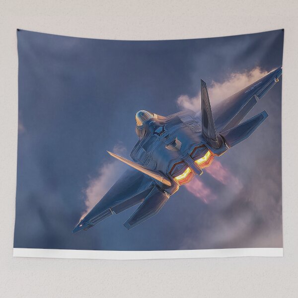 Item preview, F-22 Raptor Cinematic Bank designed and sold by Skyframe Aviation.