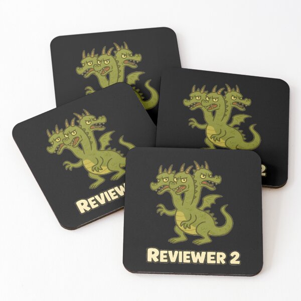 Item preview, Reviewer 2 Three-Headed Dragon – Academic Peer Review Meme | Funny PhD Research Humor designed and sold by Nerd Romance Café.