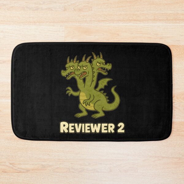 Item preview, Reviewer 2 Three-Headed Dragon – Academic Peer Review Meme | Funny PhD Research Humor designed and sold by Nerd Romance Café.