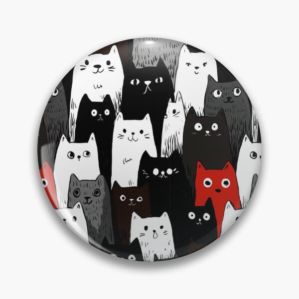 Item preview, Playful Crowd of Quirky Cats designed and sold by Lineesh Kumar.