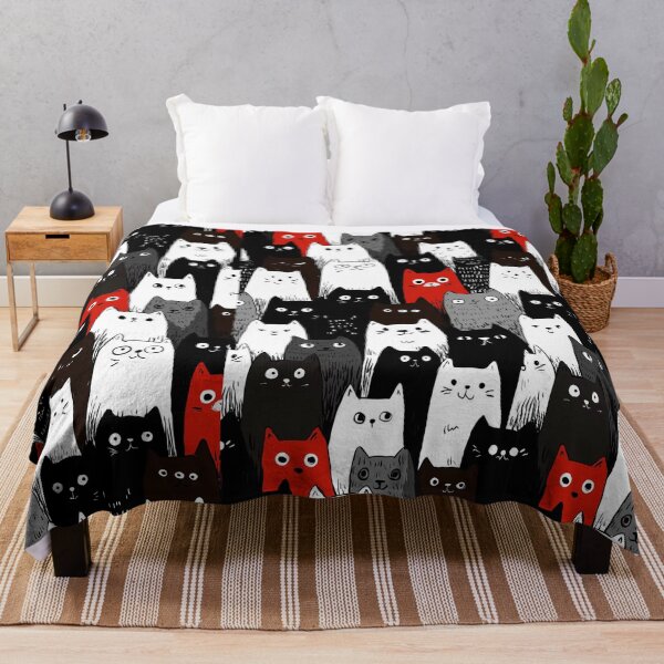 Item preview, Playful Crowd of Quirky Cats designed and sold by Lineesh Kumar.