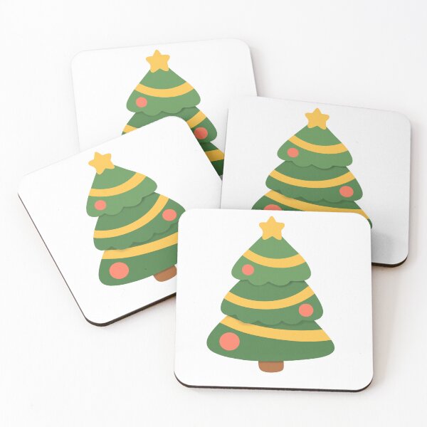 Item preview, Kawaii Christmas Tree Icon – Cute Minimal Holiday Decor Sticker for Kids & Festive Gifts designed and sold by CosmoPixelArts.