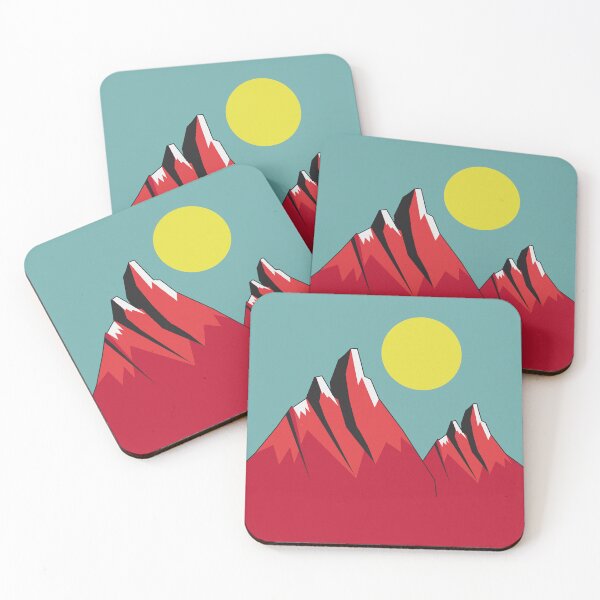 Item preview, Snow Peak Geometry - Abstract Mountain Landscape designed and sold by Petra Lang.