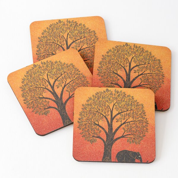 Item preview, Tribal Gond Painting India designed and sold by bapupa.