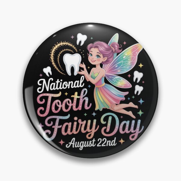 Artikelvorschau, Nationaler Zahnfee-Tag, 22. August entworfen und verkauft von DreamOnShirts.