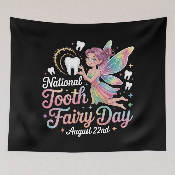 Item preview, National tooth fairy day august 22nd designed and sold by DreamOnShirts.