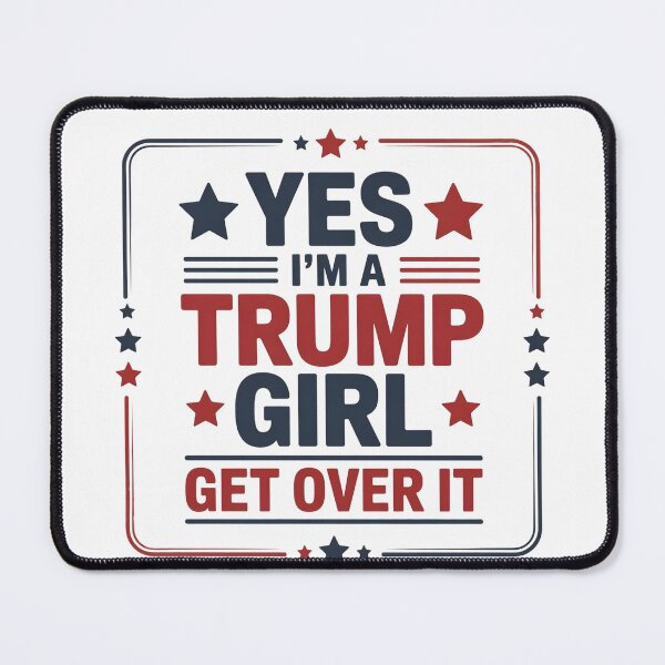 Item preview, Yes I'm A Trump Girl Get Over It - Trump 2024 Election Gifts for Girls Women designed and sold by THREE LITTLE BEANS.