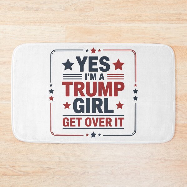 Item preview, Yes I'm A Trump Girl Get Over It - Trump 2024 Election Gifts for Girls Women designed and sold by THREE LITTLE BEANS.