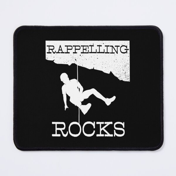 Item preview, Rappelling Rocks Funny Rappelling  Claiming Print designed and sold by LynneMarisa.