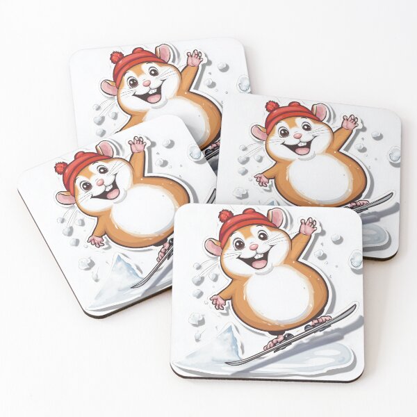 Item preview, Happy Hamster Snowboarding Fun designed and sold by DigitalArtKiosk.