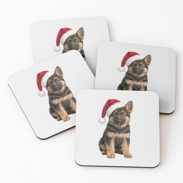 Item preview, German Shepherd puppy Xmas designed and sold by DAGHO.
