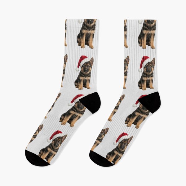 Item preview, German Shepherd puppy Xmas designed and sold by DAGHO.