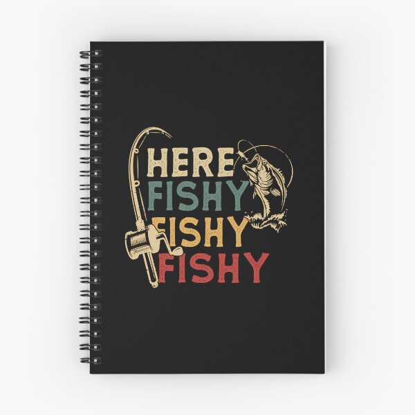 Item preview, Here Fishy Fishy Fishy Funny Retro Fishing Rod Fisherman Gift For Papa Birthday designed and sold by BeulahJoseph.